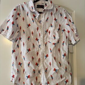 Saks Fifth Avenue 100% Linen Button Down